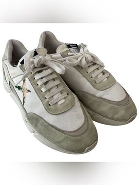 Axel Arigato White /Beige Genesis Stripe Bee Bird Sneakers Men’s Size US9